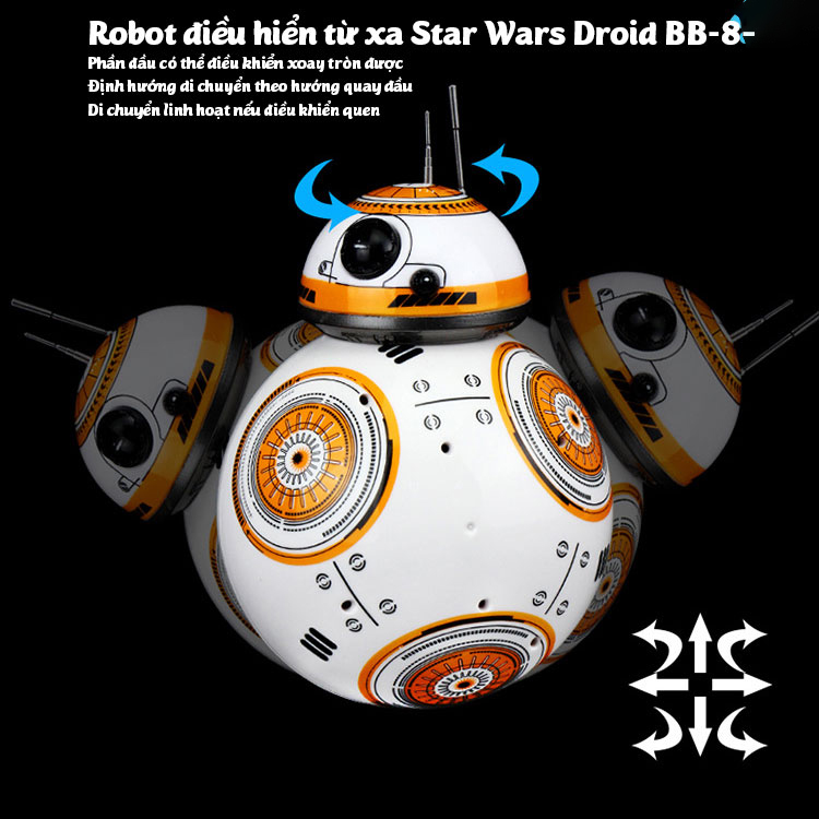 Robot điều khiển từ xa mẫu Star Wars Droid BB-8