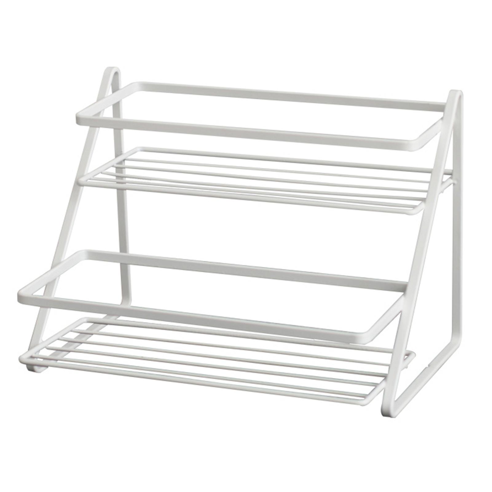 Kệ gia vị 2 tầng dành cho tủ kệ tủ bếp đa chức năng