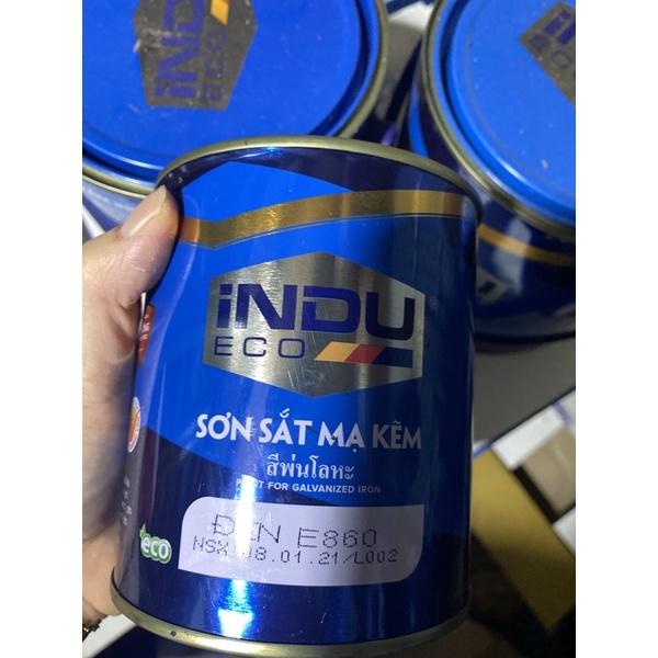 ️ ( Hàng có sẵn) Sơn sắt mạ kẽm indu 750ml chính hãng , bảo hành không bong tróc