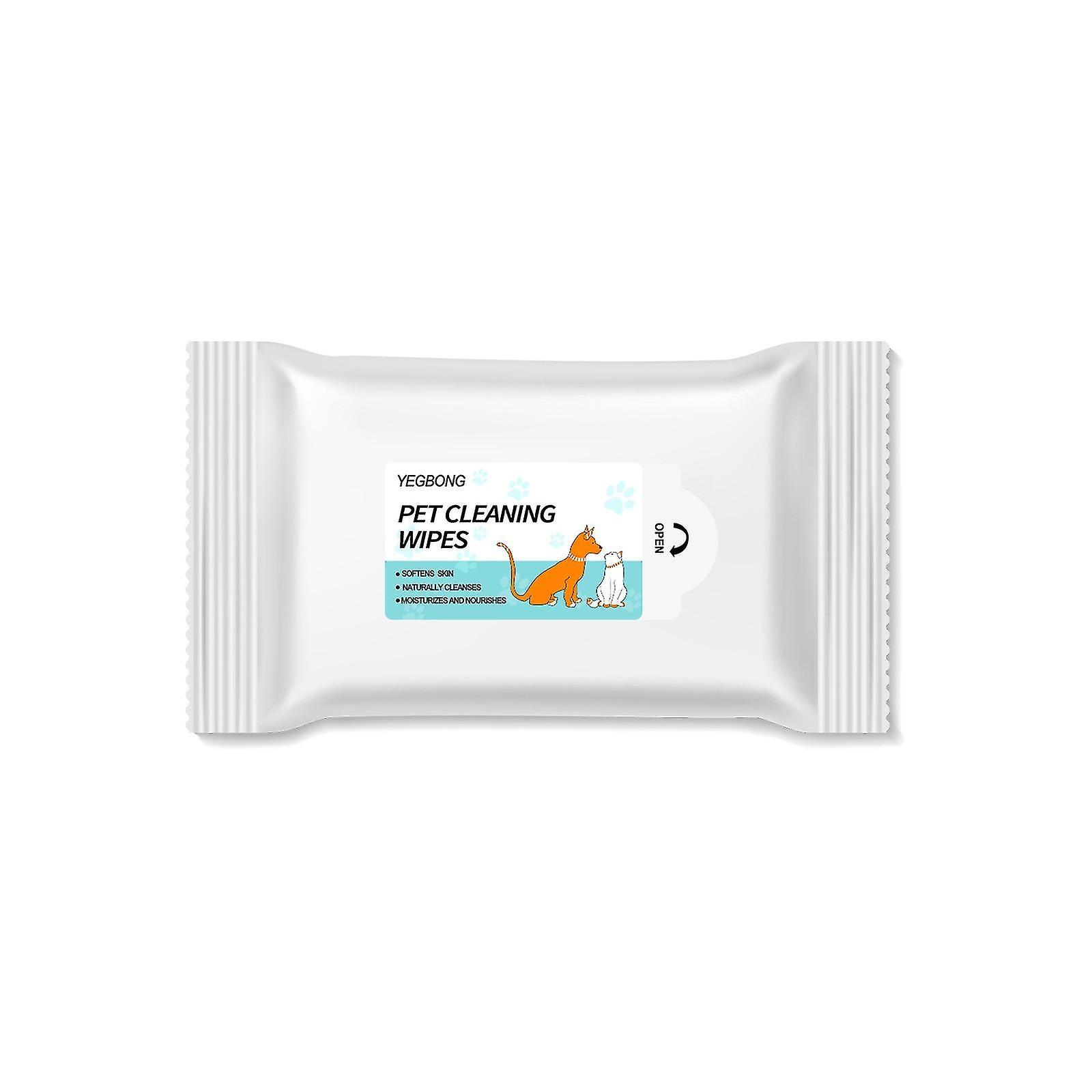 20pcs làm sạch thú cưng khăn lau mèo chó nước mắt