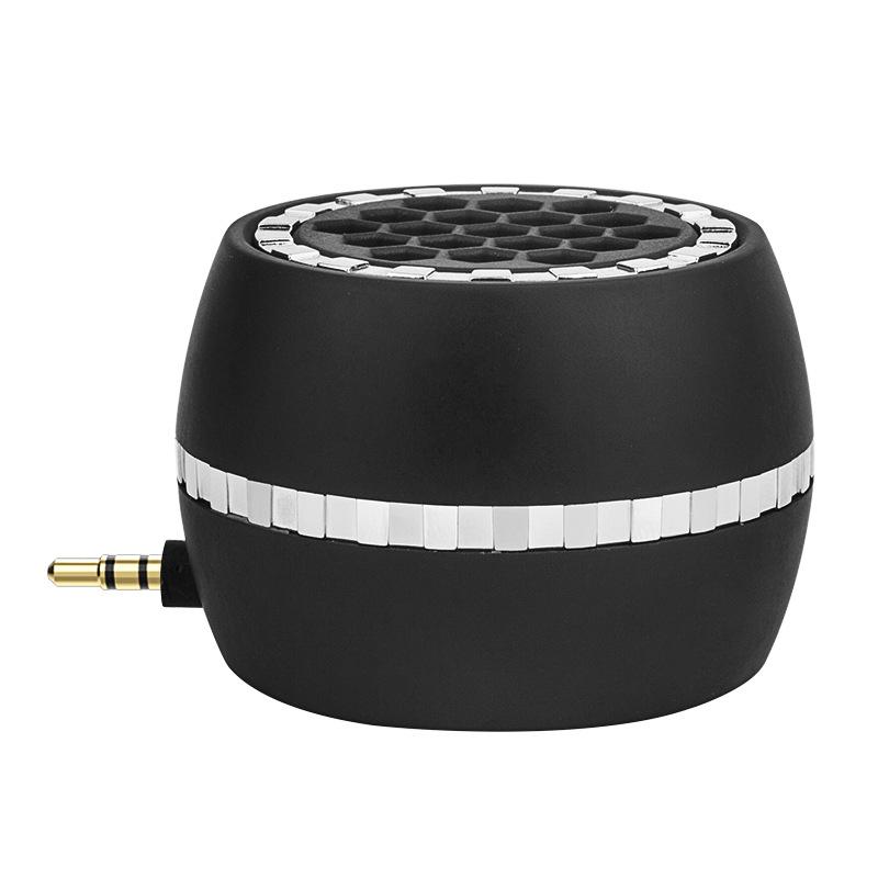 Di tích loa không dây điện thoại bên ngoài loa Universal 3.5mm Jack mini Hộp âm thanh cho máy tính bảng điện thoại thông minh MP3 MP4 Color: Rose gold
