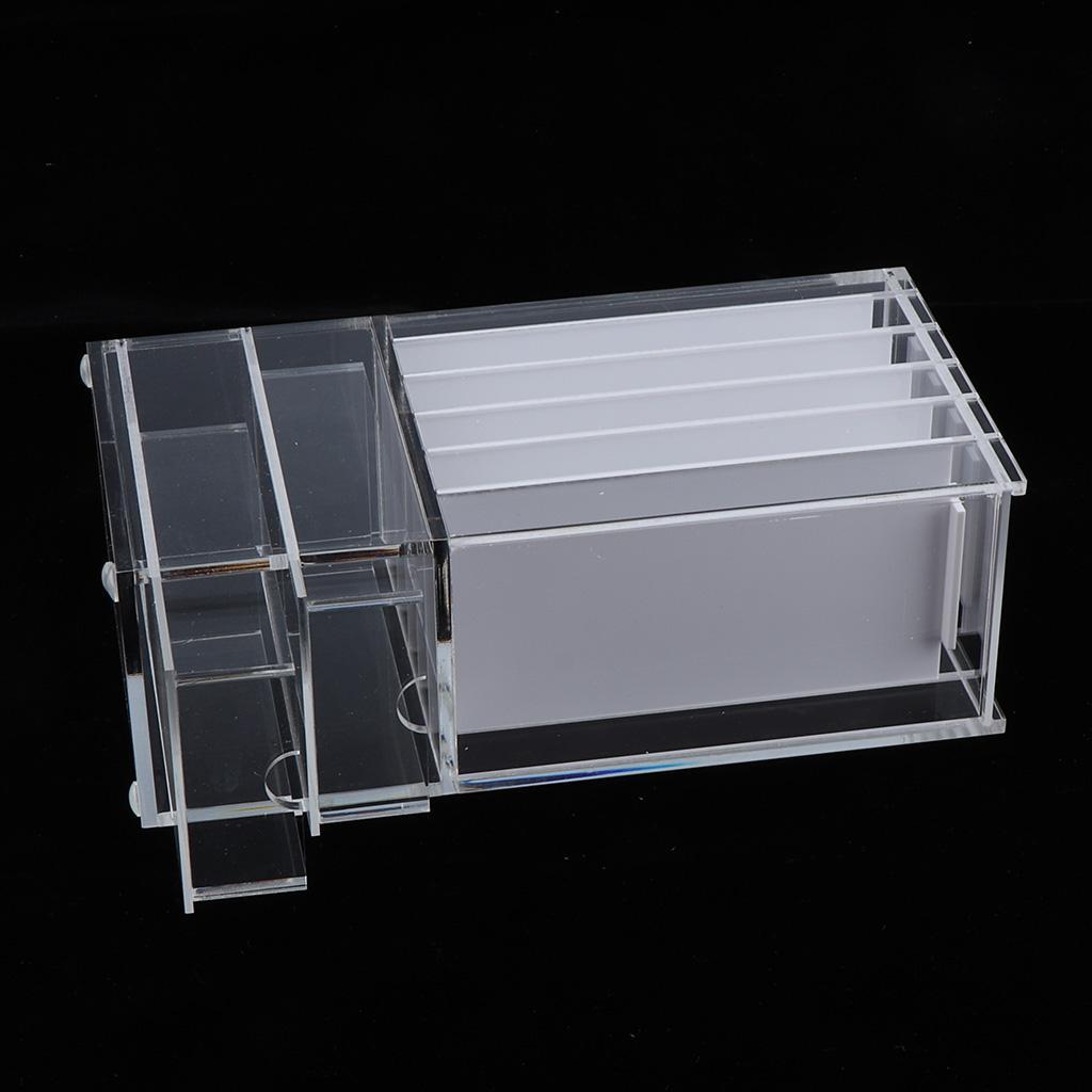 5 False Grafting Eyelashes Display Stand Rack Storage Case w/ 2 Drawers Set