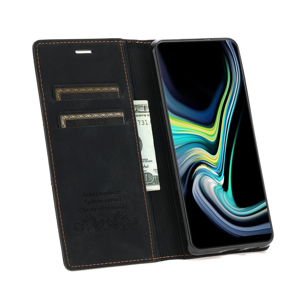 Ốp lưng điện thoại dạng ví da lật dành cho OnePlus 9 Pro Nord N200 5G