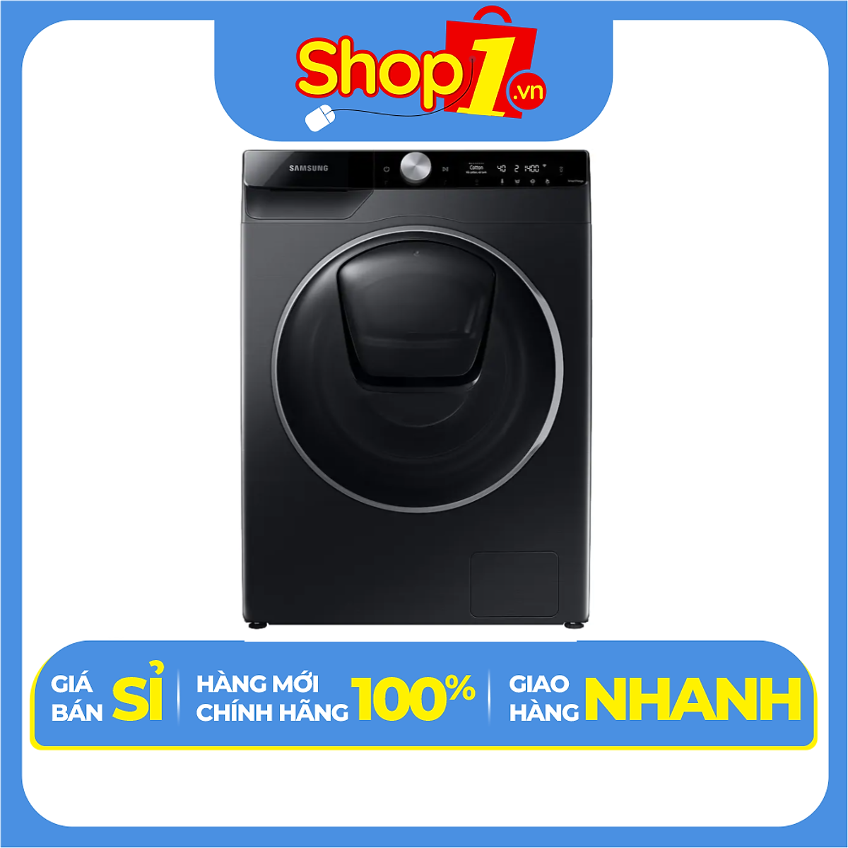 Máy Giặt Samsung Inverter AI 9 Kg WW90TP54DSB/SV - Hàng Chính Hãng - Chỉ Giao Hà Nội
