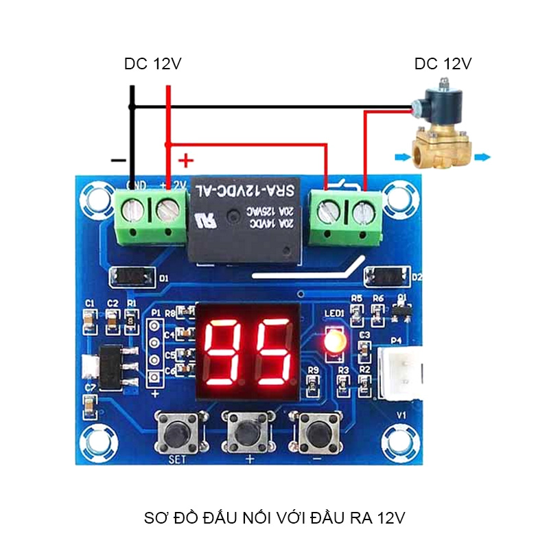 Module mạch công tắc cảm biến độ ẩm của đất loại kỹ thuật số M214 (màn hình kỹ thuật số rất dễ cài đặt)