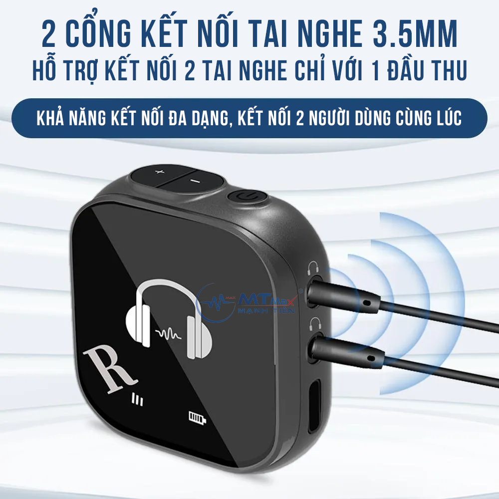 Đầu Thu Tai Nghe Không Dây ELEBEST SK760 - Giúp Tai Nghe Có Dây Thành Tai Nghe Không Dây Wireless Cao Cấp, Thiết Kế Nhỏ Gọn, Dung Lượng Pin Lớn, Hàng Nhập Khẩu