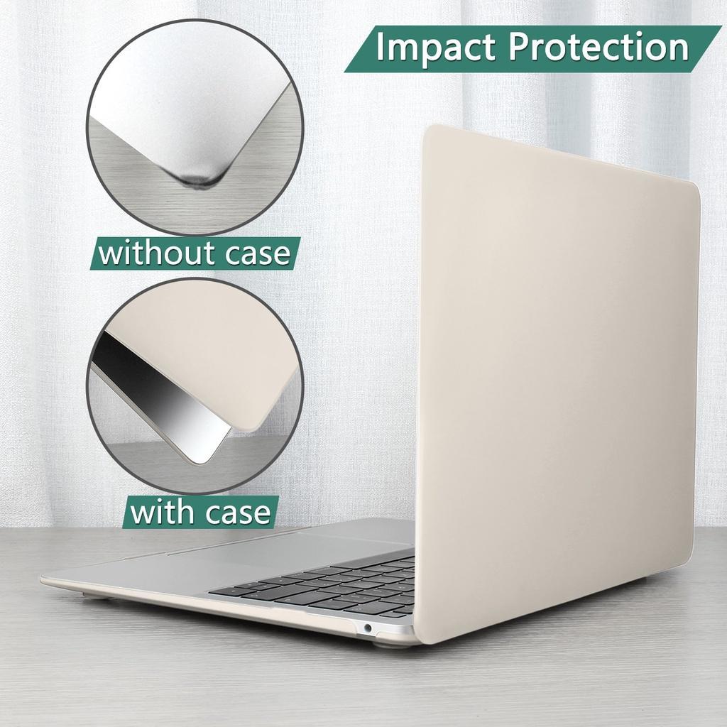 Ốp Điện Thoại Cứng + Bàn Phím Chống Bụi Cho MacBook Air M1 A2337 A2179 A1932 2020 Pro13 M2 M1 A2338 A1708 Air13 A1466 A1369