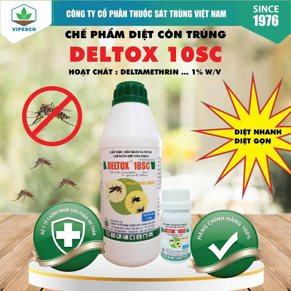 DELTOX 10SC - DIỆT TRỪ RUỒI, MUỖI