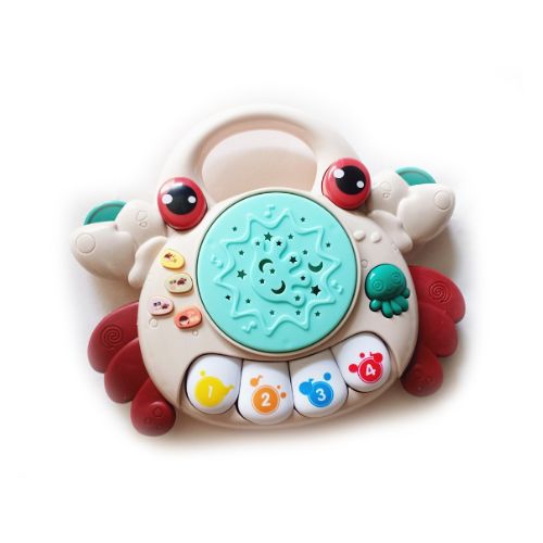 Đồ chơi đàn piano hình con cua cho bé
