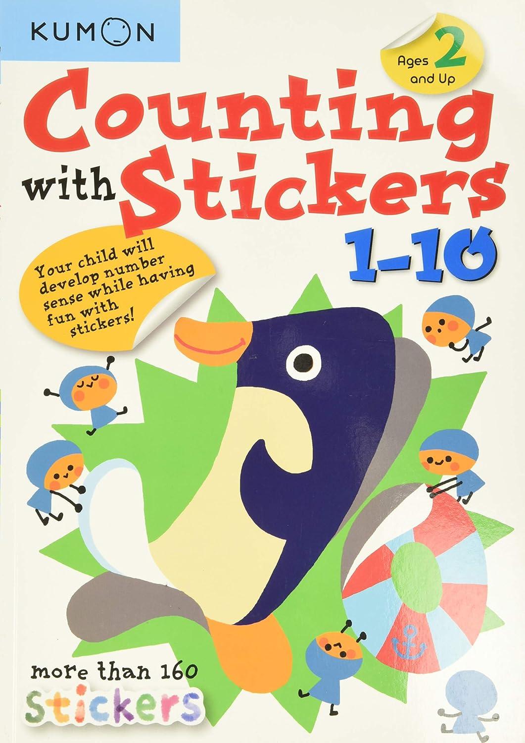 Sách Counting With Stickers 1-10_Elm 0126