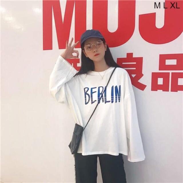 Áo Thun Tay Dài Unisex BERLIN Form Rộng Ulzzang