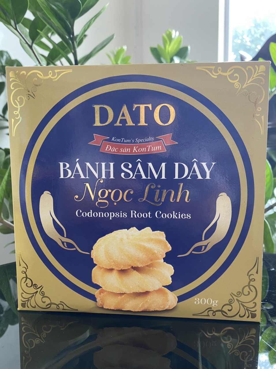 Bánh sâm dây Ngọc Linh DATO, bánh quy, bánh quy sâm ngon