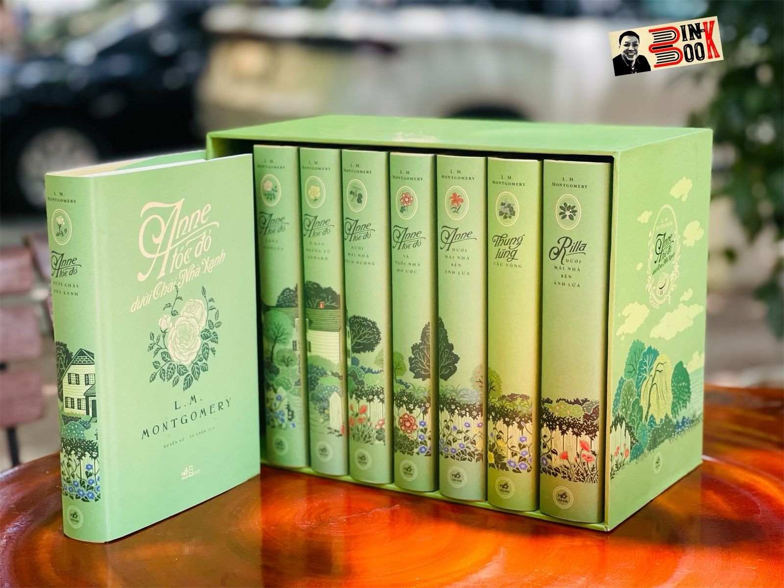 [boxset đặc biệt 500 hộp gồm 8 tập bìa cứng của Nhã Nam] TRỌN BỘ ANNE TÓC ĐỎ - Lucy Maud Montgomery – Nhã Nam – NXB Hội Nhà Văn