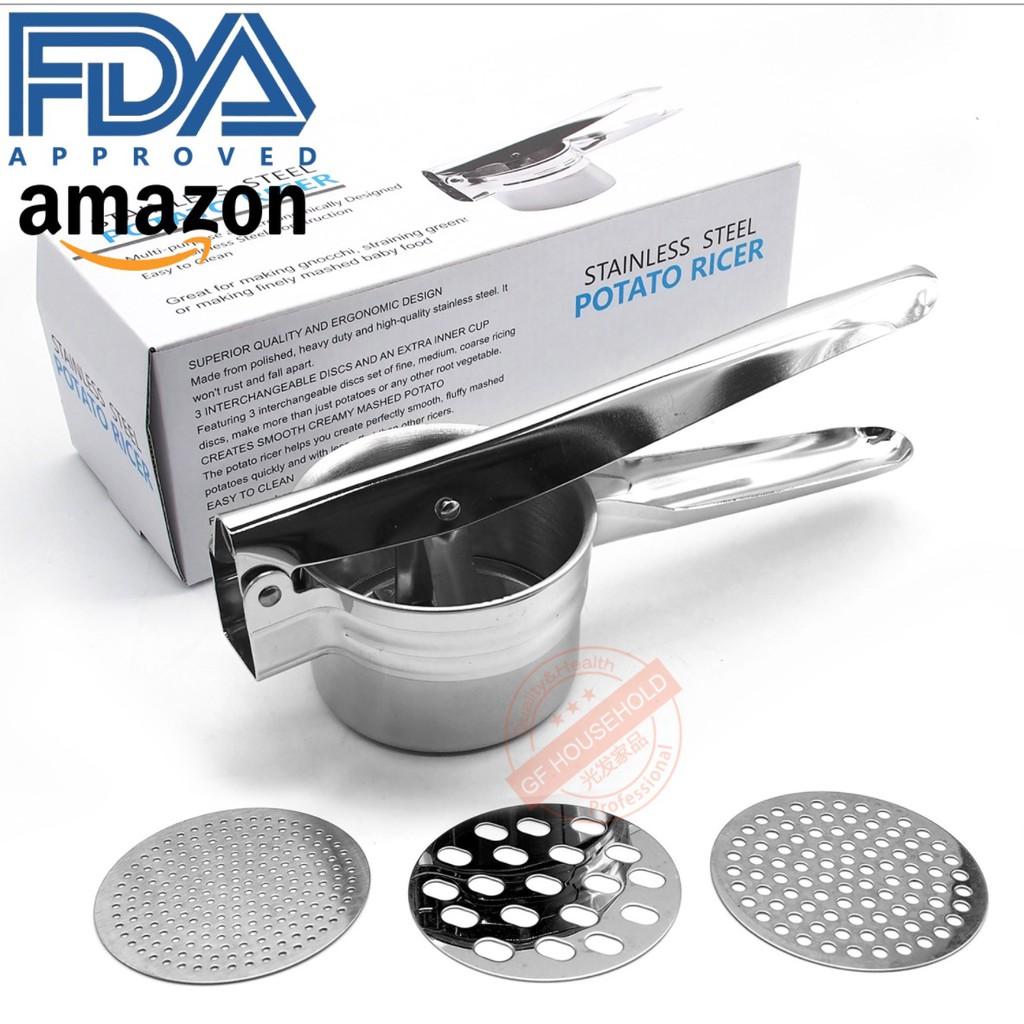 DỤNG CỤ ÉP CẦM TAY INOX304 An Toàn Thực Phẩm FDA Hoa Kỳ - Home and Garden