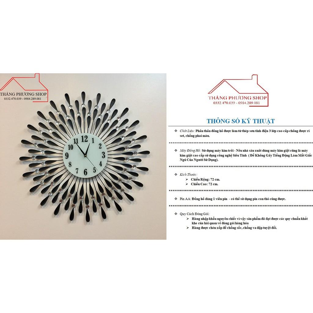 Đồng Hồ Treo Tường Giọt Sương Đêm TP-002B