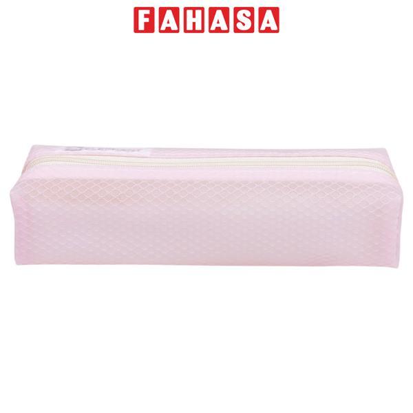 Bóp Viết Nhựa Lưới Mesh - Elephant - Màu Hồng