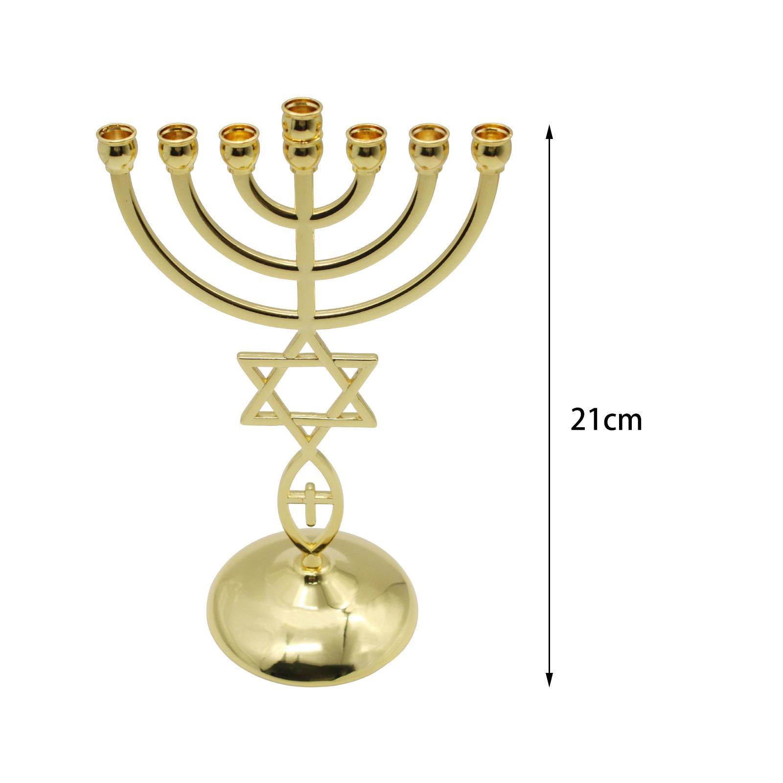Catholic Candelabra Decoration Metal Candle Holder for Dinner Table 3-Candle