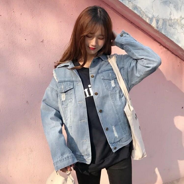 Áo khoác jeans nữ sành điệu cá tính cực hot