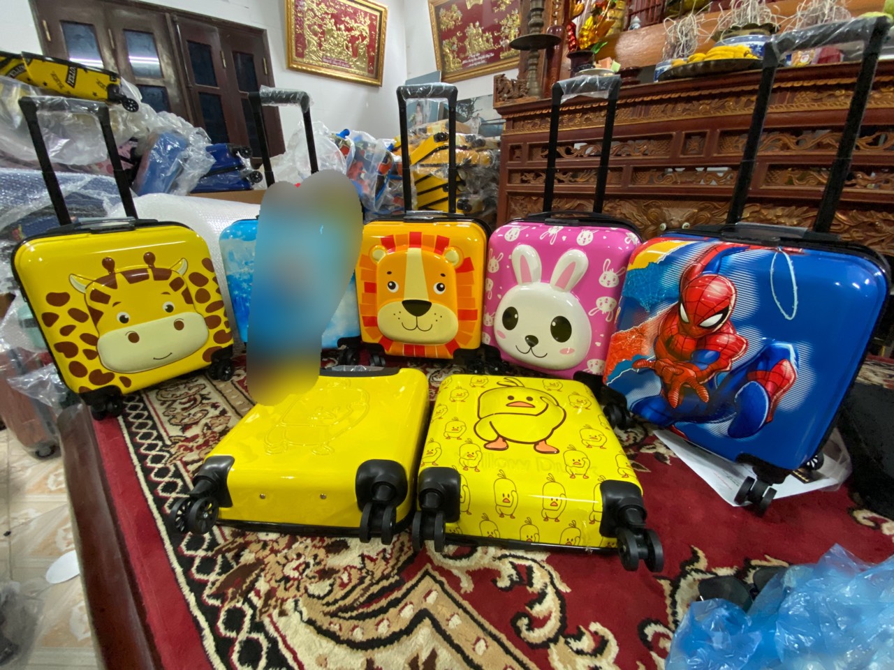 VALI Kéo Cho Mẹ Và Bé in Hình 3D Ngộ Nghĩnh size 18inch