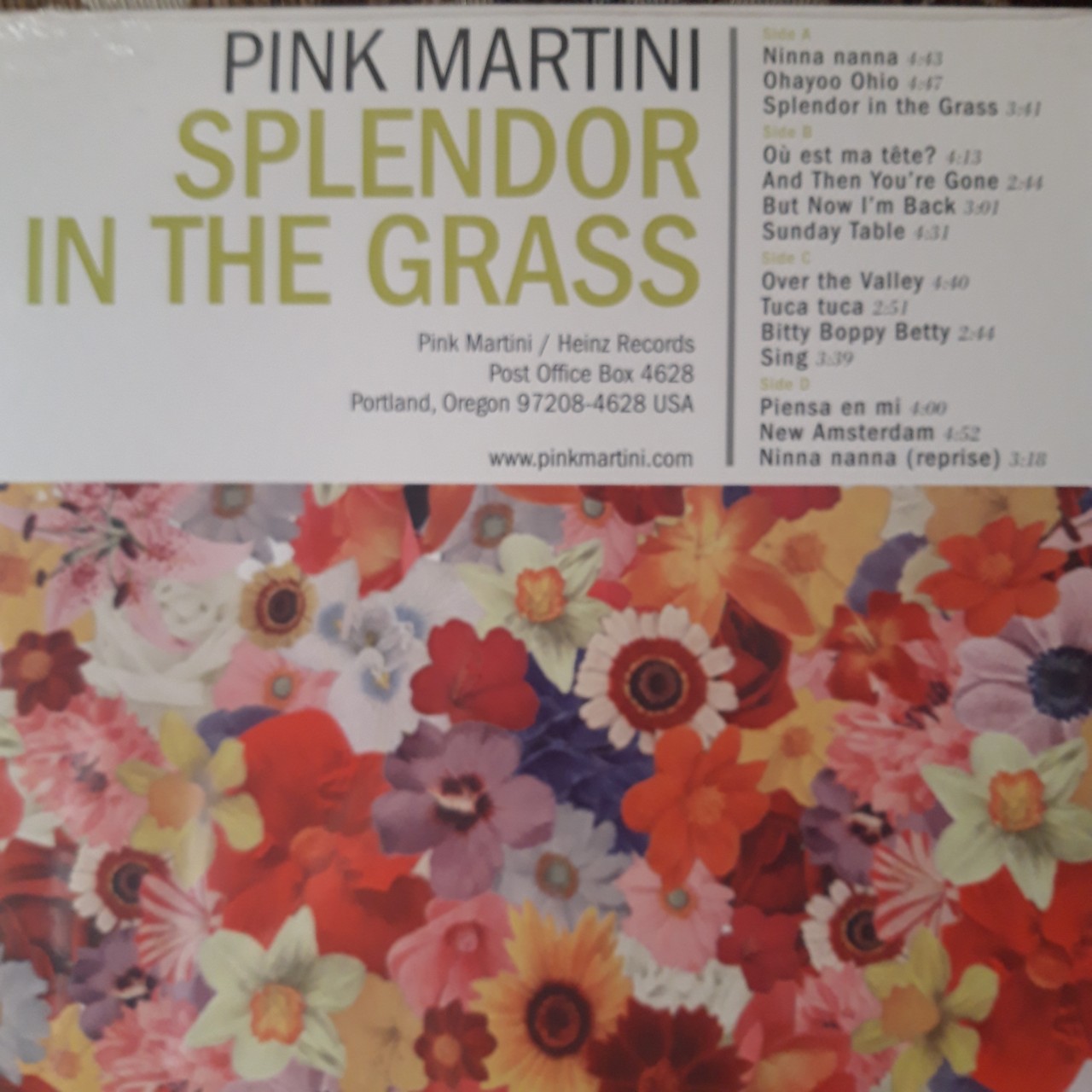 Đĩa than - LP - Pink Martini ‎– Splendor In The Grass - New vinyl record