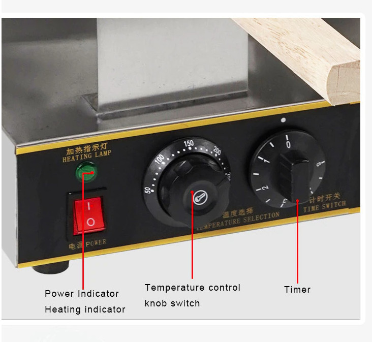 Máy Làm Bánh Đường Phố Chuyên Dụng Điện 220v - Máy Trứng Gà Non Đôi