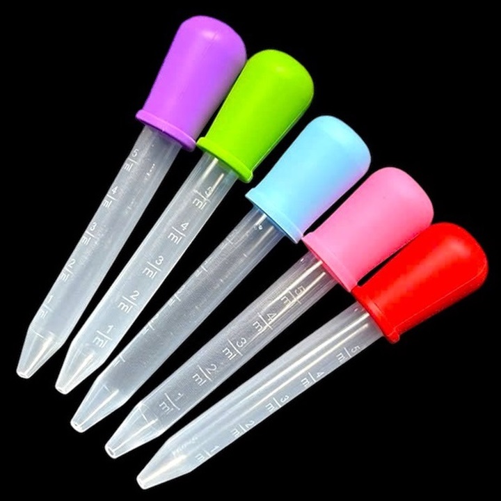 Bộ 10 ống bơm silicon làm rau câu, làm bánh, socola – Mã số 1995