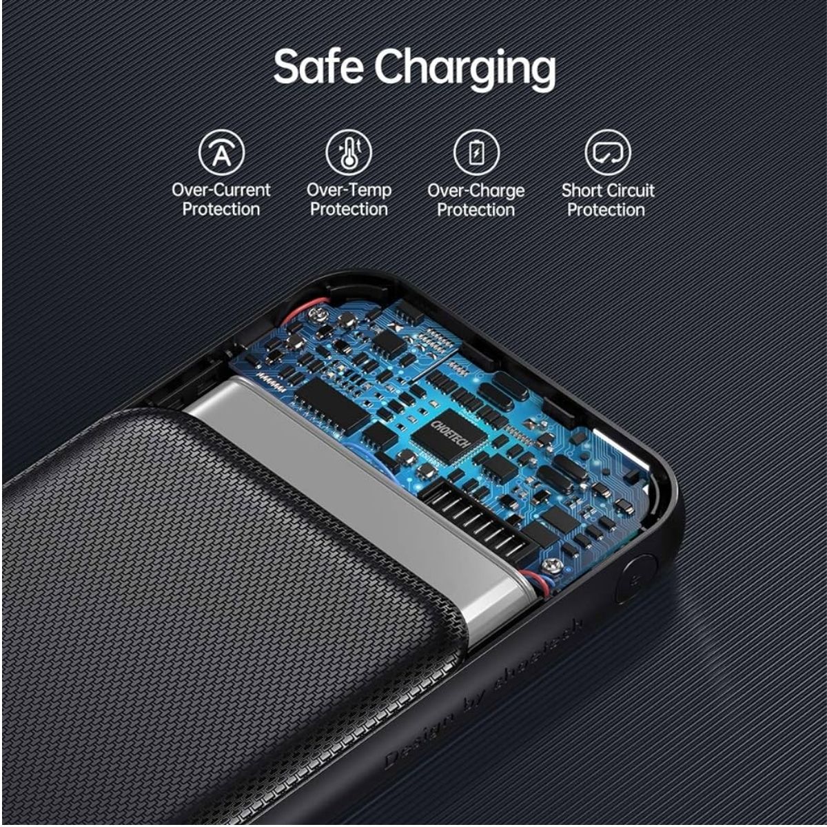 Pin dự phòng Choetech B627 sạc nhanh 18W dung lượng 10000mAh (hàng chính hãng)