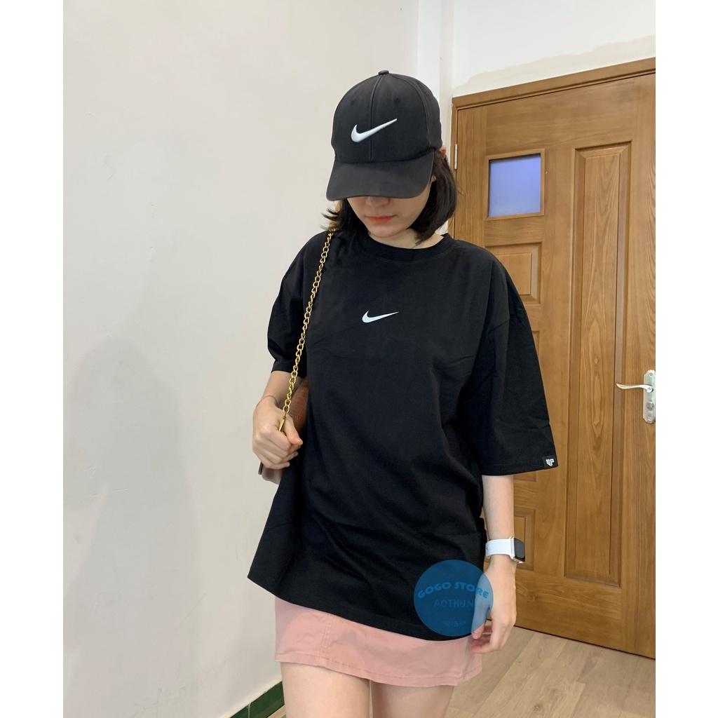 Áo thun đen unisex in nổi móc câu-freesize-thun co giãn 4 chiều