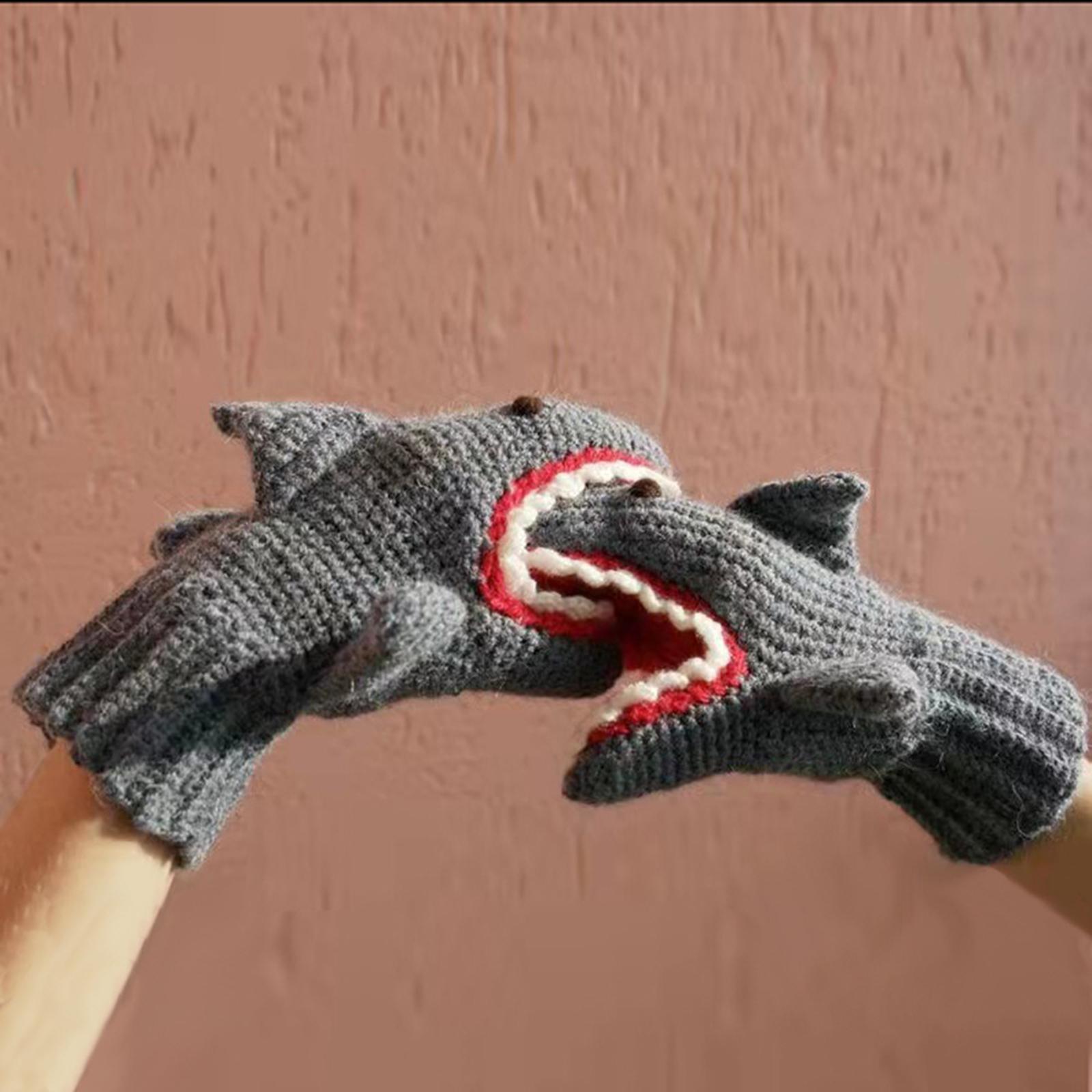 Soft Thick Boys Girls Knitted Glove for Christmas Skiing Hiking