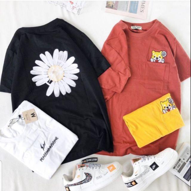 Áo thun ngắn tay ulzzang - ẢNH THẬT