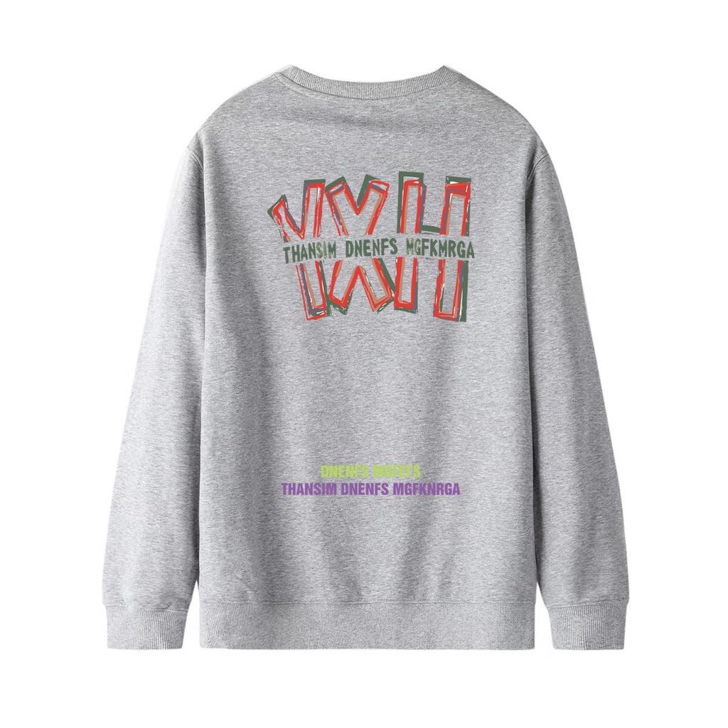 Áo dài tay trơn NỈ BÔNG Unisex MonsterX YHX Sweater Ulzzang cặp đôi nam nữ form rộng oversize Hàn Quốc