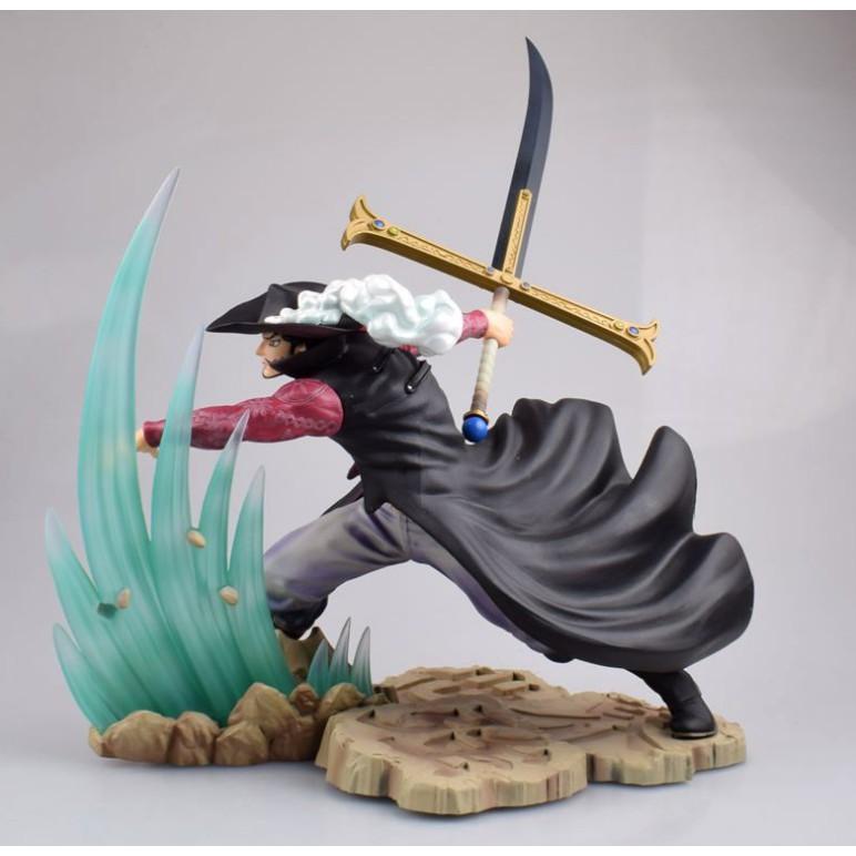 Mô Hình Figure One Piece Mihawk mắt diều hâu phiên bản chất lượng cao 30Cm