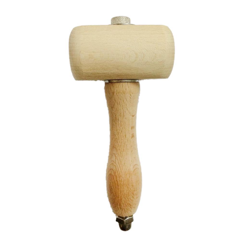 Wood Wooden Hammer Leathercraft Hammer Mallet Sewing Leather Cowhide Tool