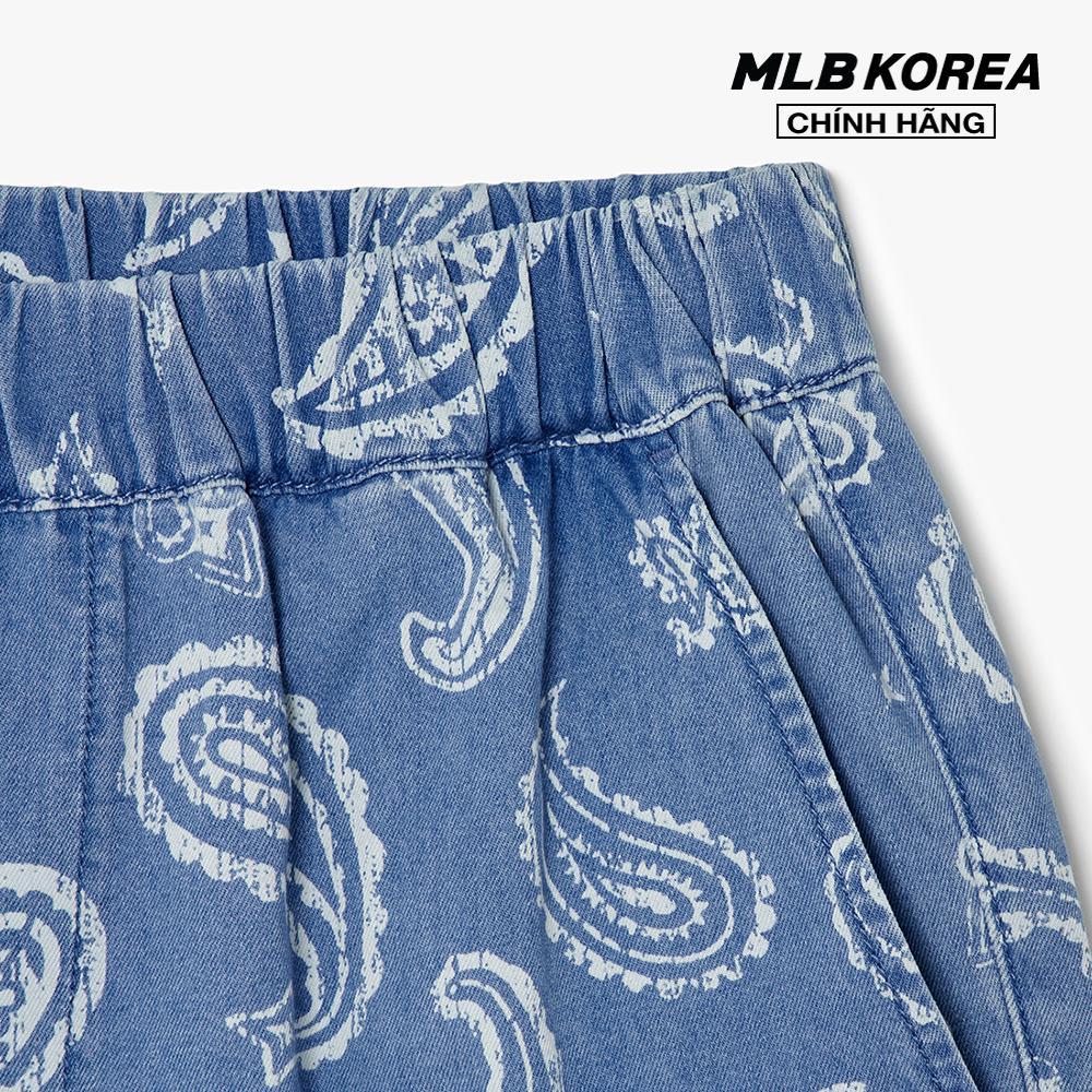 MLB - Quần shorts jeans nữ lưng thun thời trang 3FDPI0133