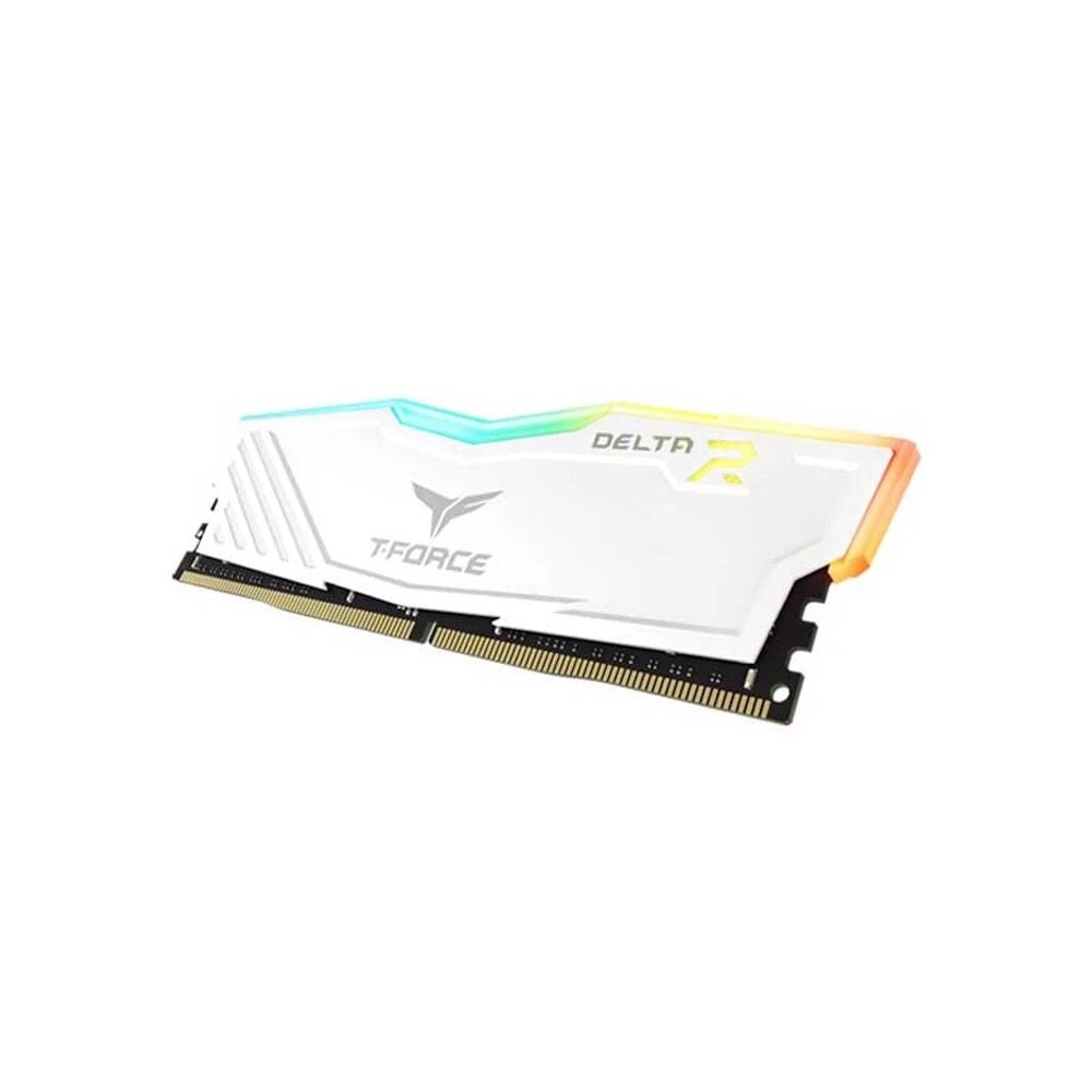 Ram máy tính Team T-Force Delta LED RGB [TRẮNG] 8GB DDR4 3200MHz - Hàng chính hãng Viễn Sơn phân phối