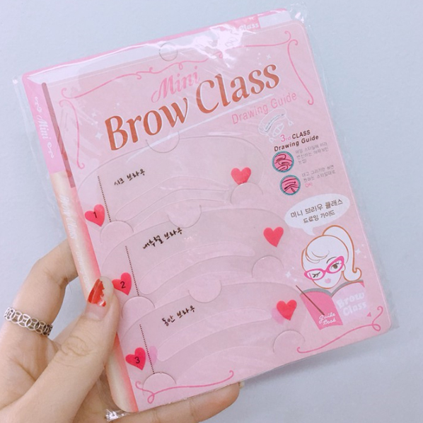 Combo 3 bộ khuôn kẻ lông mày Mini Brow Class Drawing Guide