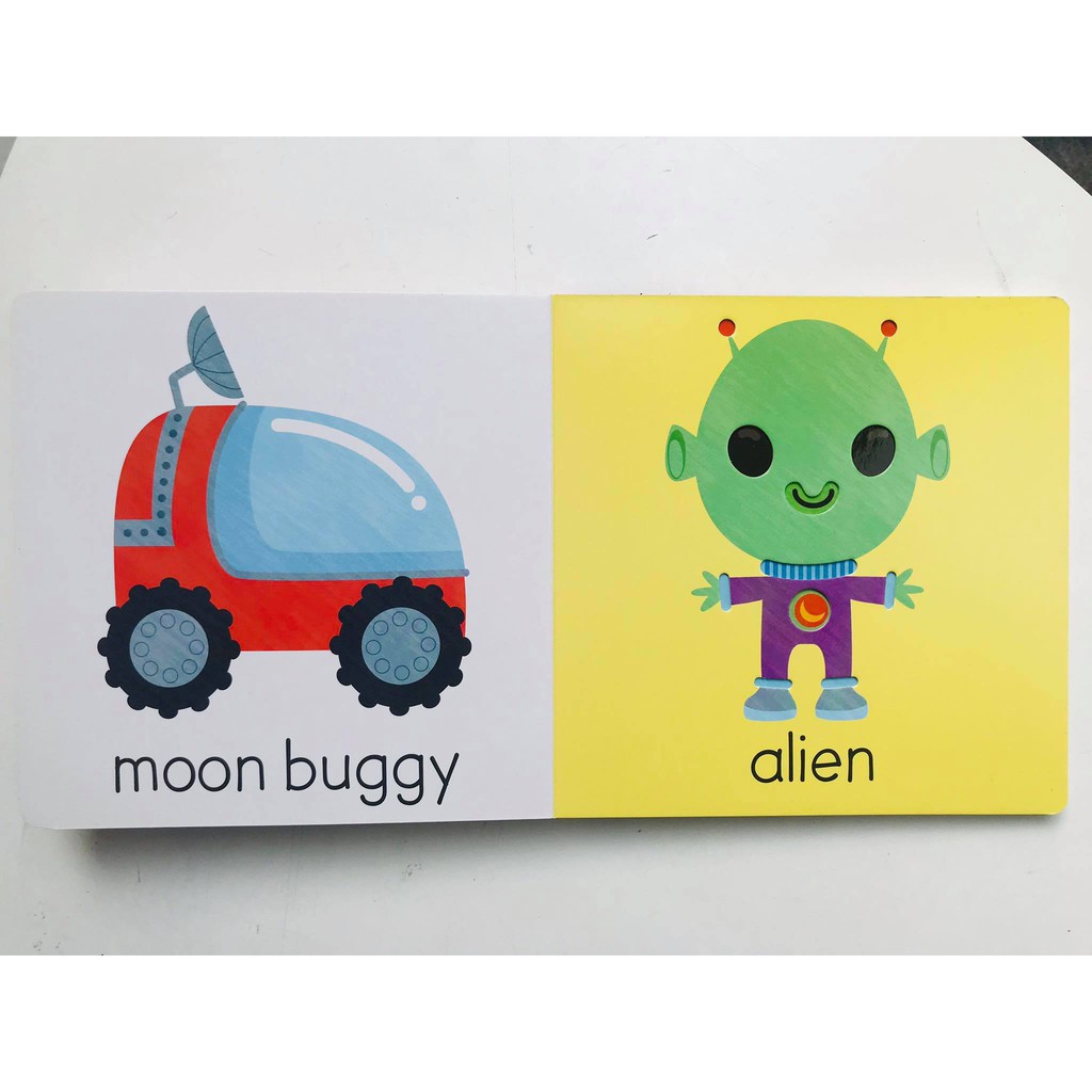 Sách: Touch &amp; Feel Board Book Space - Sách dạy bé về vũ trụ