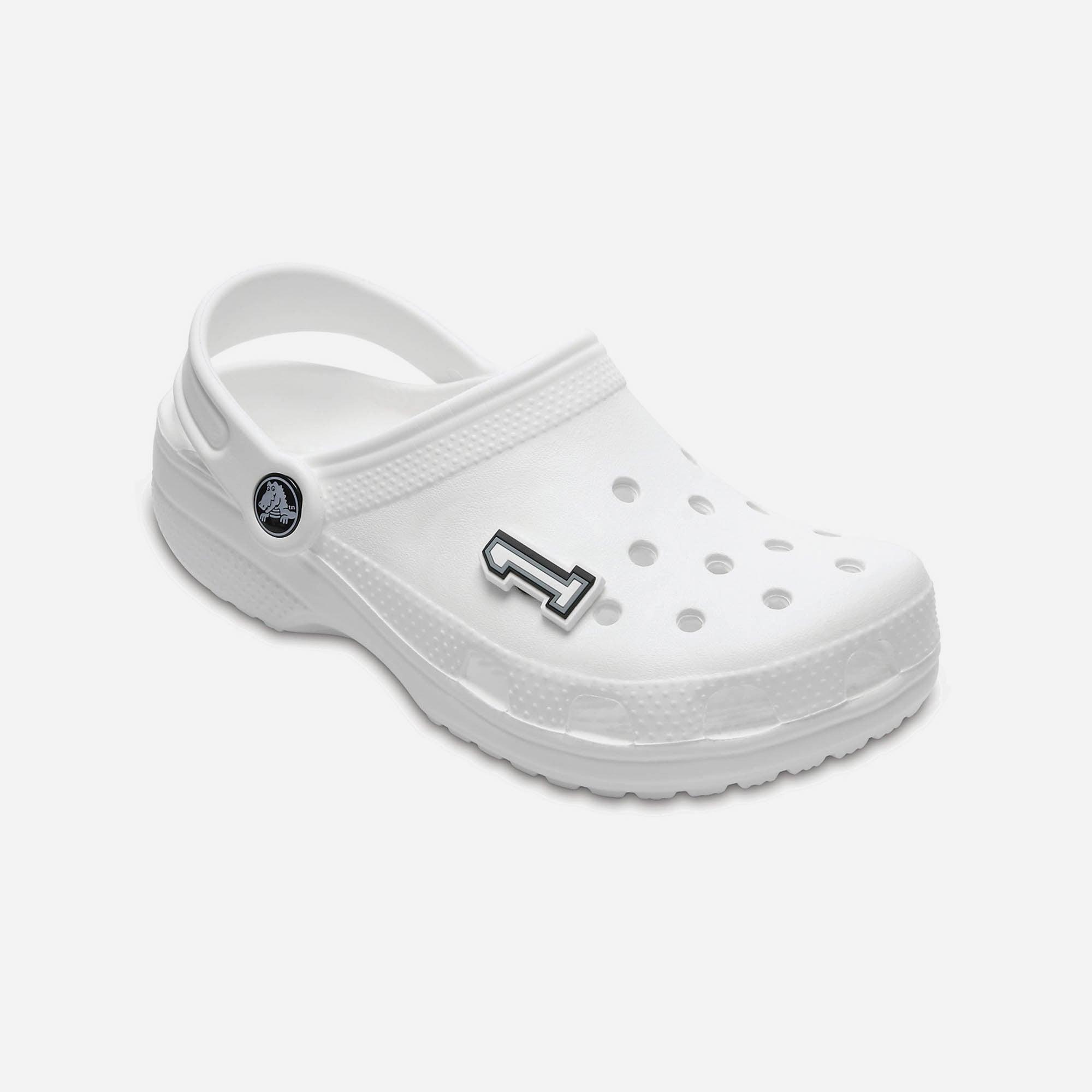 Huy hiệu jibbitz Crocs B&amp;W Number 1 - 10006949