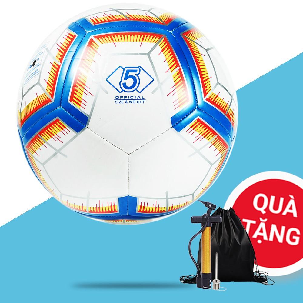 Quả bóng đá NHA số 5 Kèm bơm + Balo rút + Kim bơm + Túi lưới