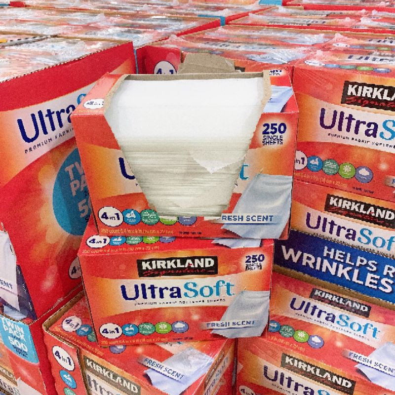 Combo 2 hộp Giấy Thơm Quần Áo - Kirkland Fabric Softener Sheets