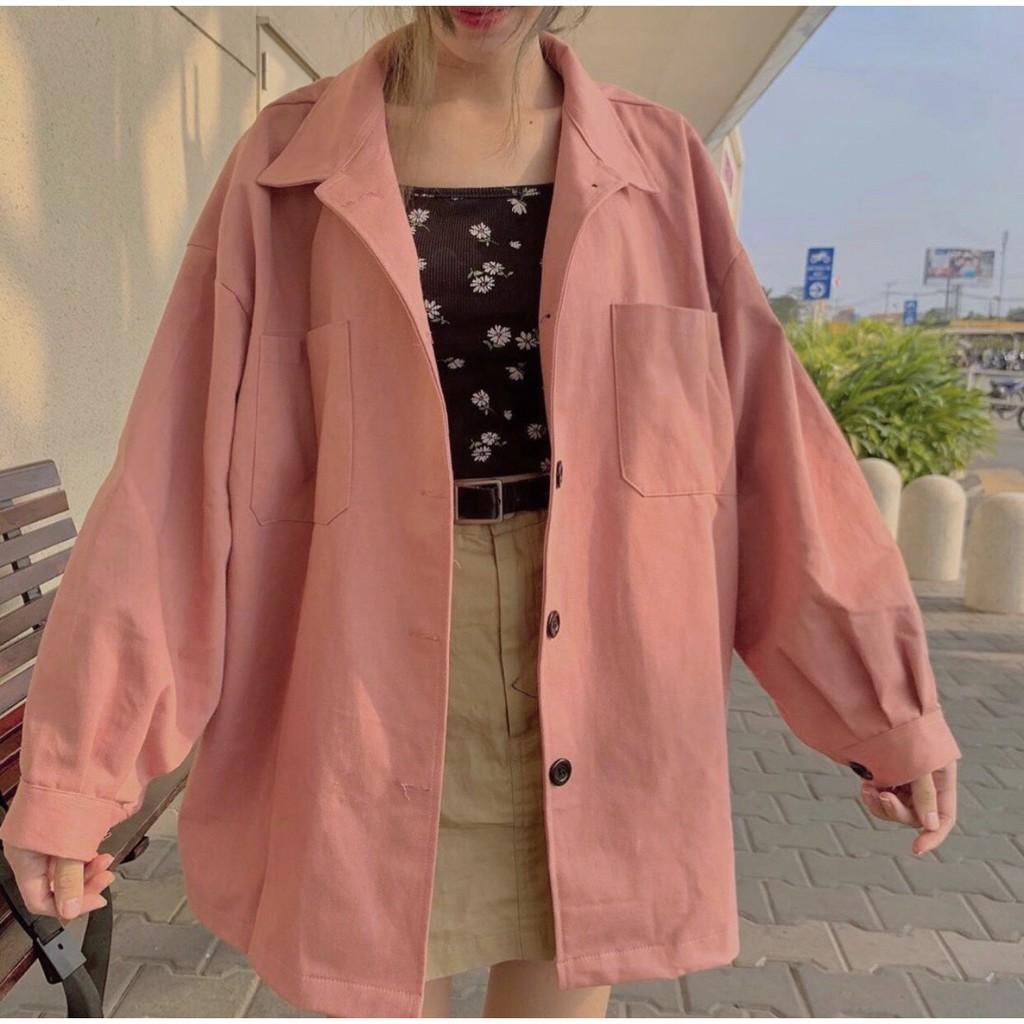 Áo Khoác KAKI SIMPLE JACKET Ulzzang Unisex