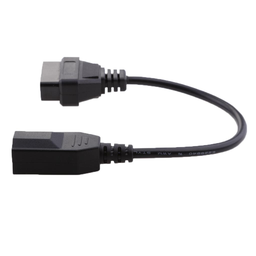 Car 3 Pin To 16 Pin OBD2 Diagnostic Adapter Connector Cable for Honda