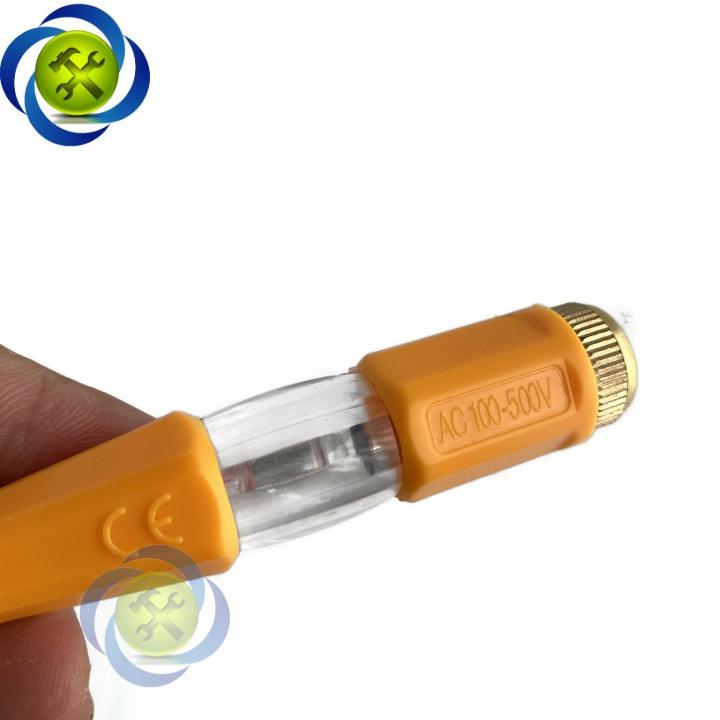 Bút thử điện Tolsen 38115 dài 190mm màu vàng