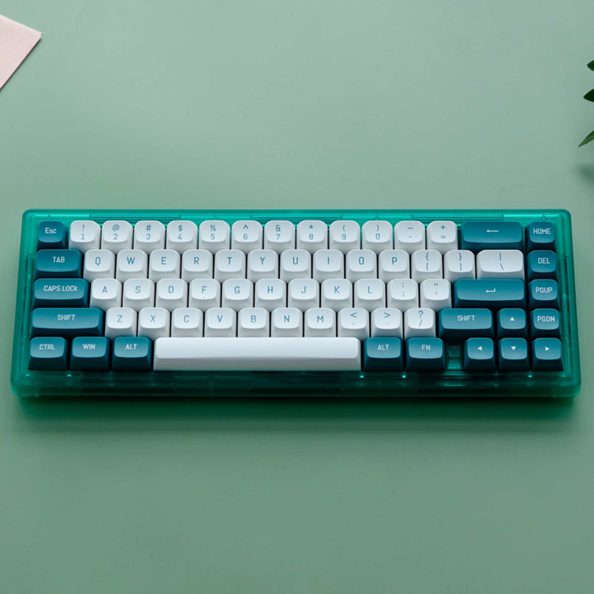 Keycap Cho Bàn Phím Cơ Fade Blue CSA Profile 149 Phím