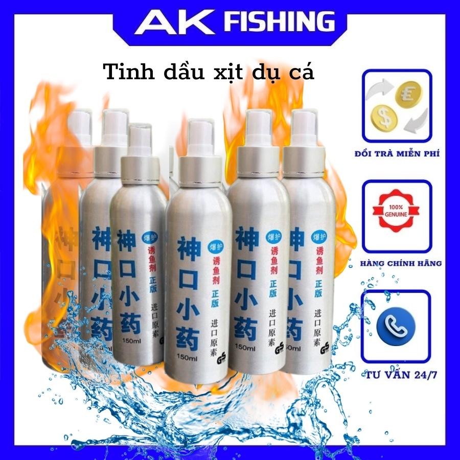 Mồi câu cá Tinh dầu dụ cho cá ăn tổng hợp các loại cá trắm, cá chép,trôi,mè siêu nhạy chất lượng giá rẻ AK FISHING
