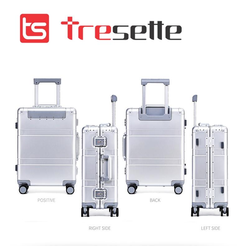 Vali kéo du lịch cao cấp chất liệu hợp kim nhôm nguyên khối nhập khẩu Hàn Quốc Tresette TSL-2628
