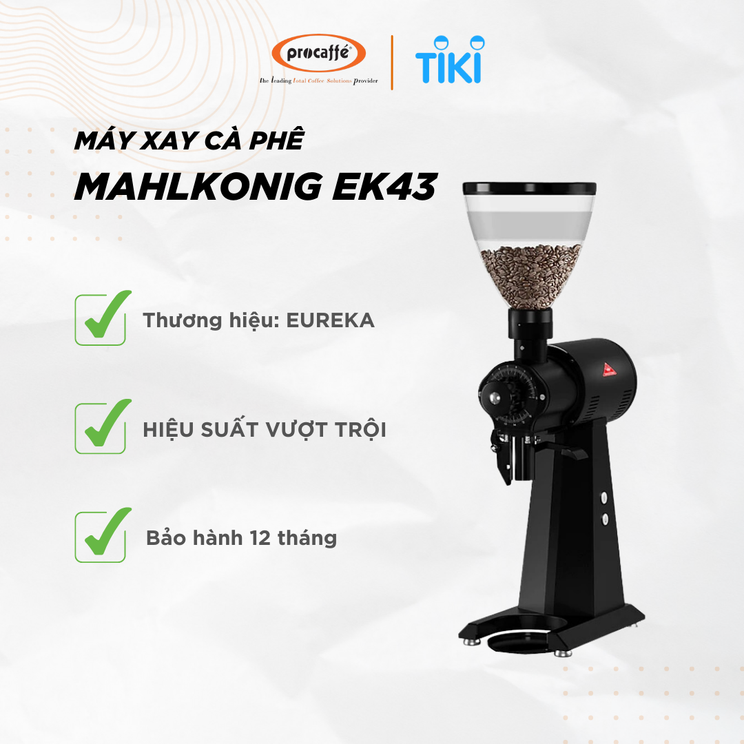 Máy xay cà phê chuyên nghiệp MAHLKONIG EK43 Đen (Black) - Hàng chính hãng