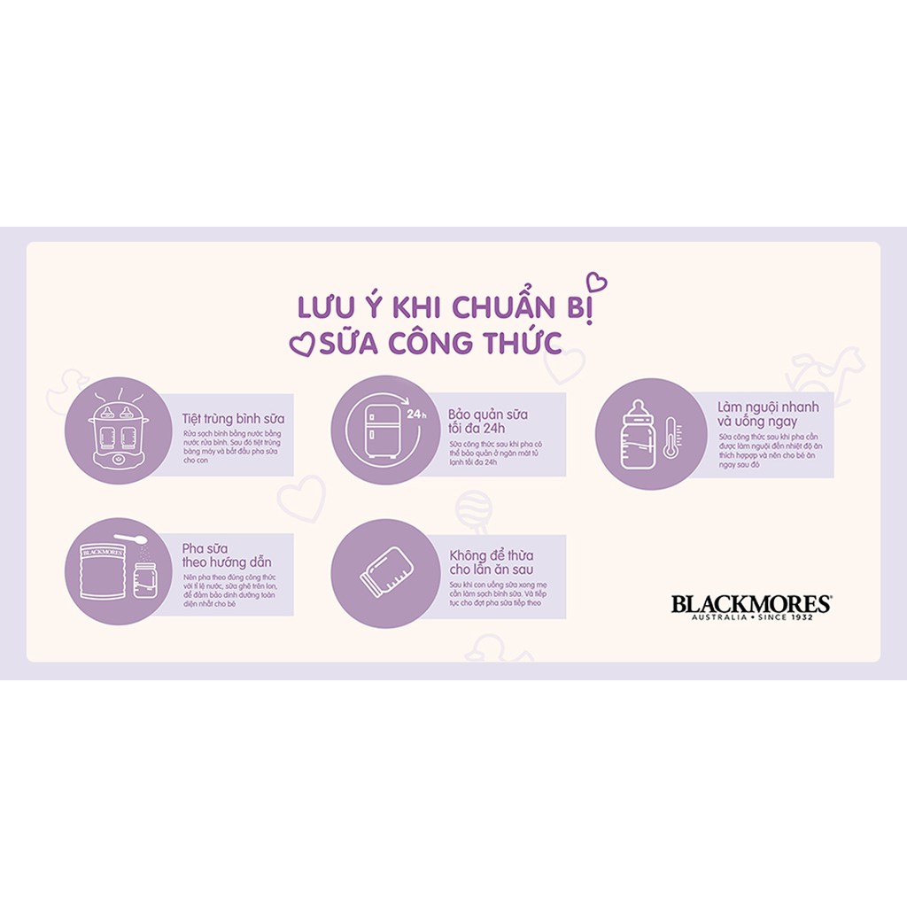 Sữa bột công thức Blackmores Toddler Milk Drink Stage 3 cho bé từ 12 tháng tuổi trở lên (900g)