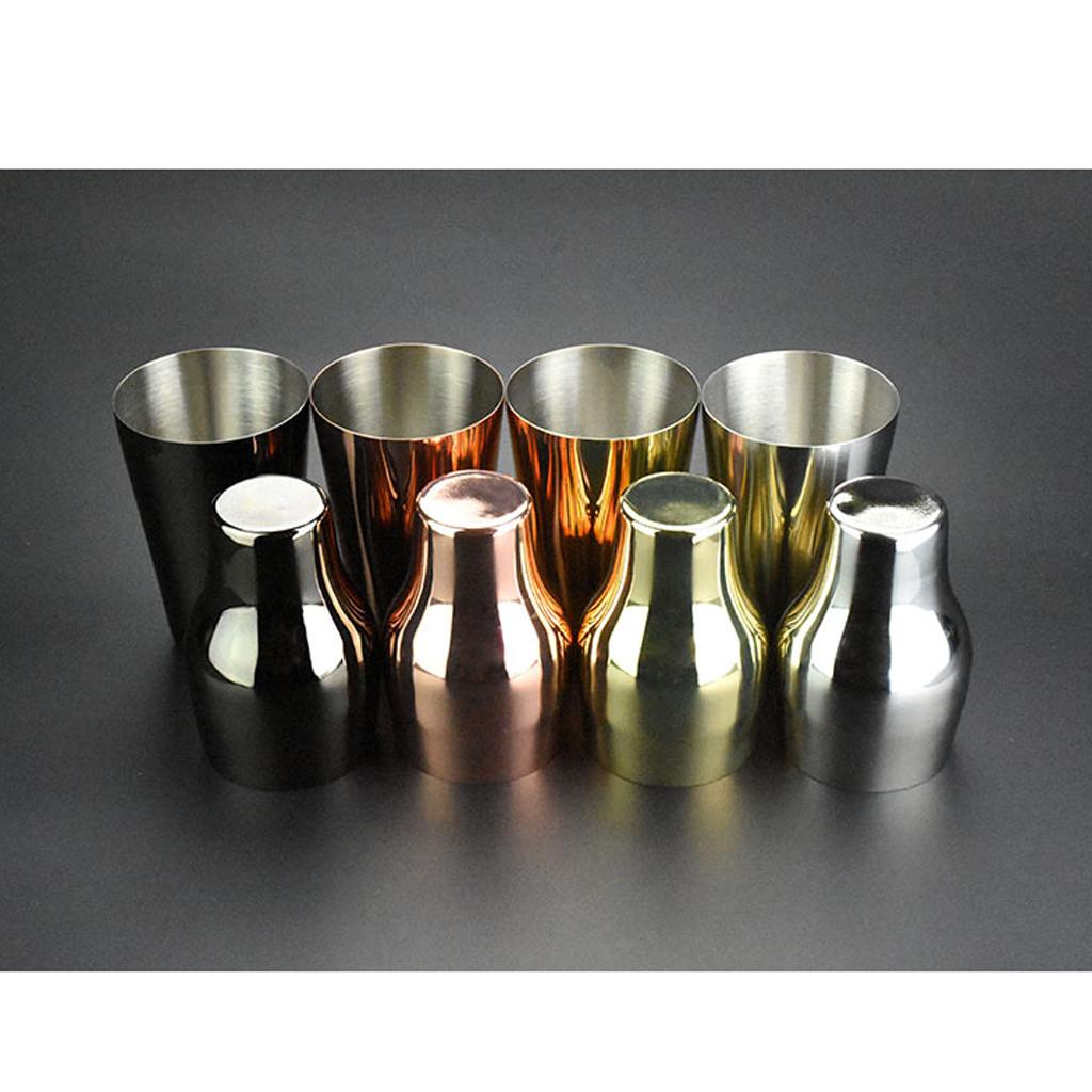 Cocktail Shaker Mixer Drink 4 Types Bartender Pub Alcohol Party Bar Gift 650mL 22oz Bar Accessories for Bartender