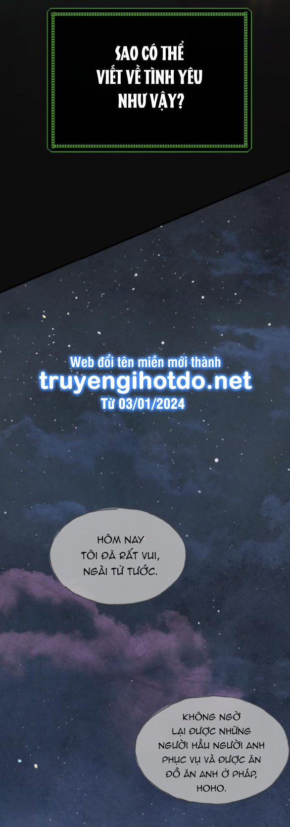 người tình đêm xanh chapter 3.1 22